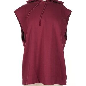 Athleta Burgundy Hooded Pullover Sweatshirt | Size Lg | Athleisure